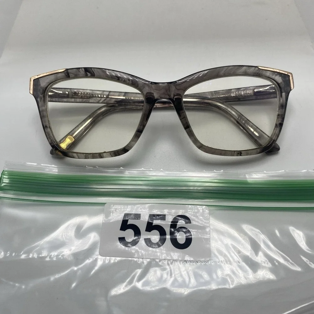 Ted Baker Eyeglasses Women FRAME ONLY 52-17-135 Gray Black 556